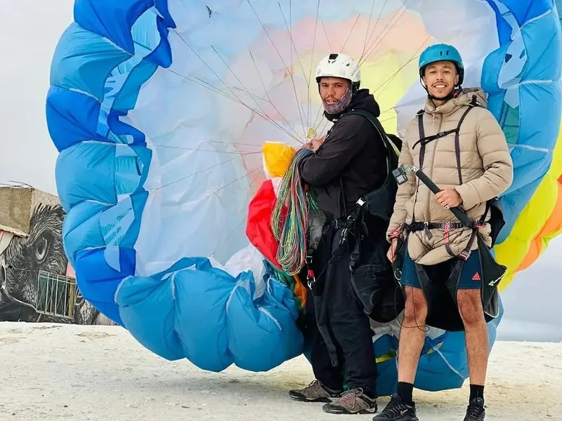 Compétition de parapente au Maroc