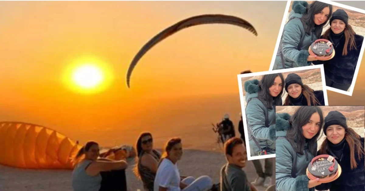 Special birthday paragliding flight in Morocco over the Atlas Mountains